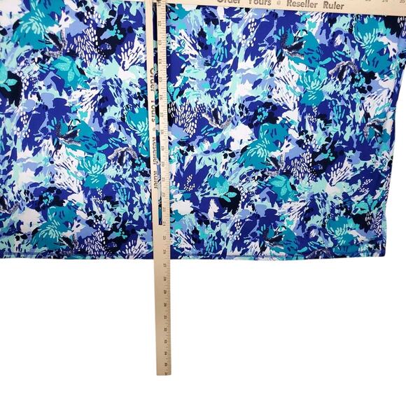 LL Bean SunSmart UPF 50+ Sun Shirt Womens Plus 3X Blue Long Sleeve Swim Beach - Picture 10 of 10